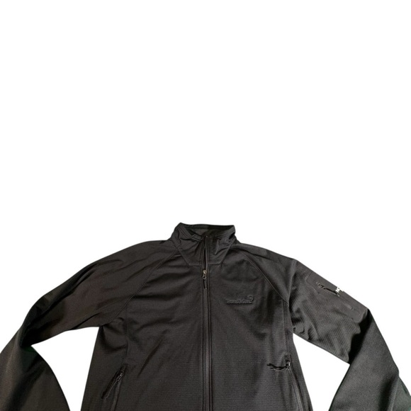 The North Face Men’s XL Jacket Full Zip Black Fleece Lined Logo Arm TransUnion - Picture 2 of 12